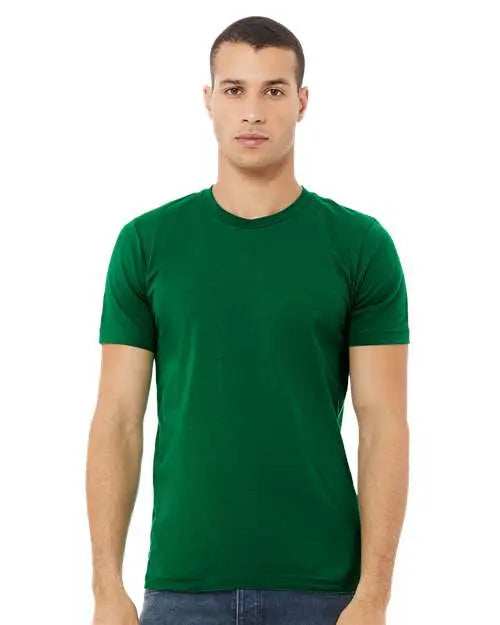 BELLA + CANVAS - Jersey Tee - 3001 - Kelly Green Cheetah Dtf