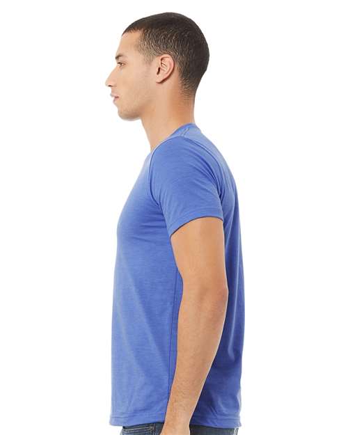 BELLA + CANVAS - Jersey Tee - 3001 - Heather Colombia Blue