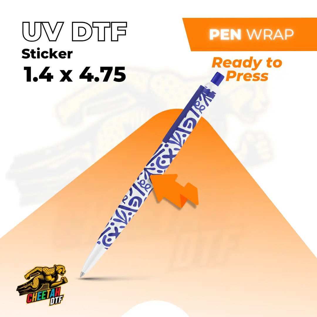 UV DTF Sticker Transfers by Size - Cheetah DTF